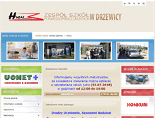 Tablet Screenshot of liceumdrzewica.com.pl